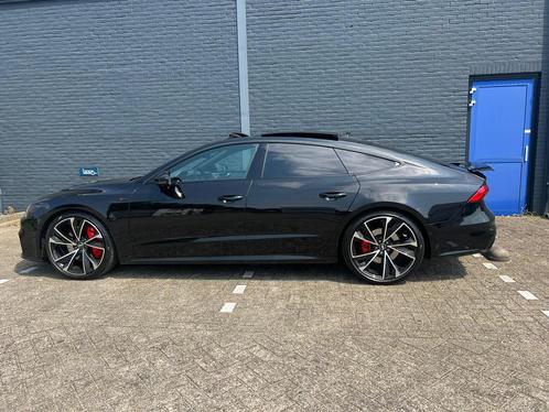 Audi A7 55 Tfsi Quattro 340pk S Tronic 2018 Zwart, Auto's, Audi, Particulier, A7, 360° camera, 4x4, Achteruitrijcamera, Adaptieve lichten
