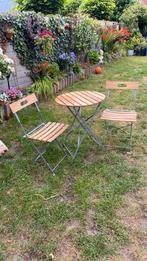 Bistro set, Ophalen of Verzenden, Zo goed als nieuw, 2 zitplaatsen
