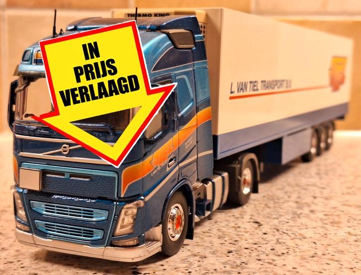 VOLVO FH04 Globetrotter trekker met koeloplegger "L.v.Tiel", Hobby en Vrije tijd, Modelauto's | 1:50, Nieuw, Bus of Vrachtwagen