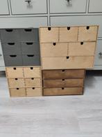 4 mini ladekastjes o.a IKEA. Samen 25 euro. Alleen ophalen., Ophalen, Minder dan 50 cm, Gebruikt, 5 laden of meer