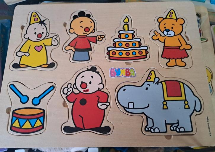 Bumba Puzzel Houten Inlegpuzzel, Kinderen en Baby's, Speelgoed | Kinderpuzzels, Zo goed als nieuw, 2 tot 4 jaar, 10 tot 50 stukjes
