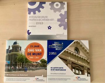 Dag van de Muntsets 3x 2013, 2017 en 2018 beschikbaar voor biedingen