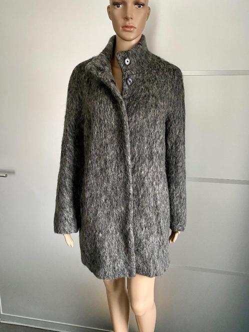 i30 Promiss maat 42=L wollen jas winterjas grijs wol, Kleding | Dames, Jassen | Winter, Zo goed als nieuw, Maat 42/44 (L), Grijs