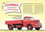 Commer Superpoise truckfolder uit 1953, Verzenden, Gelezen, Overige merken