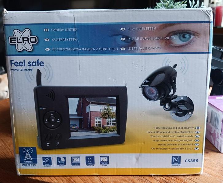 Elro CS35S Camera Systeem - Nieuw in Doos, Audio, Tv en Foto, Videobewaking, Nieuw, Buitencamera, Ophalen of Verzenden