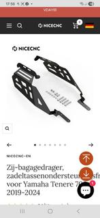 Yamaha Tenere 700 Nice CNC Bagagedrager tassenrek protectie, Ophalen of Verzenden, Nieuw