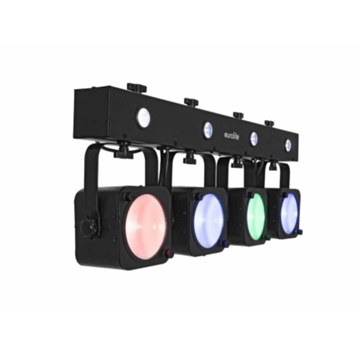 EUROLITE LED KLS-190 Compact Light Set Bar with 4 RGB spots, Muziek en Instrumenten, Licht en Laser, Nieuw, Licht, Geluidgestuurd