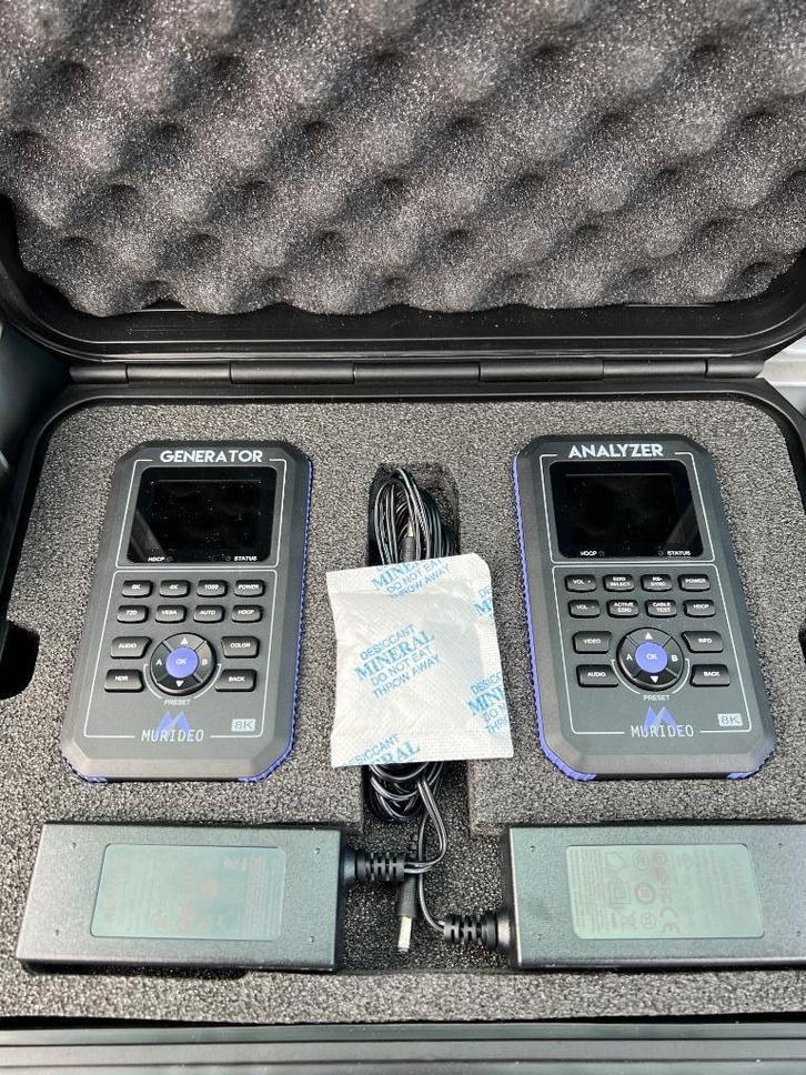 Fox & Hound 8K HDR HDMI Generator and Analyzer Testing Kit, Audio, Tv en Foto, Professionele Audio-, Tv- en Video-apparatuur, Zo goed als nieuw