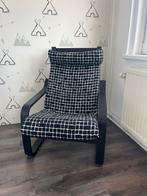 IKEA POÄNG Fauteuil Zwartbruin, Huis en Inrichting, Fauteuils, Ophalen, 75 tot 100 cm, Zo goed als nieuw, 50 tot 75 cm