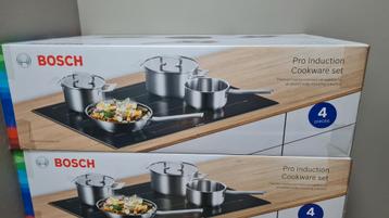 Bosch HEZ9SE040 Pannenset 4-delig Glas/RVS beschikbaar voor biedingen