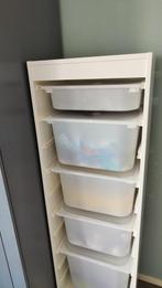 Trofast kast incl bakken, Kinderen en Baby's, Kinderkamer | Commodes en Kasten, Gebruikt, Ophalen of Verzenden, 75 tot 100 cm