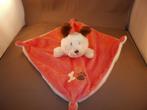 tender toys hond doekje wit bruin roze met op doek botje, Ophalen of Verzenden, Nieuw, Overige typen
