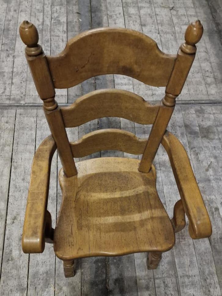 Oisterwijk stoelen (6x) + Mulder tafel, Huis en Inrichting, Stoelen, Gebruikt, Vijf, Zes of meer stoelen, Hout, Bruin, Ophalen