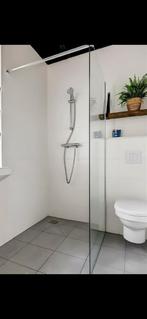 Glazen Douchewand, Ophalen, Gebruikt, Met douche