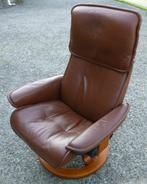 Relax stoel Ekornes bruin, Made in Norway, Gebruikt, Ophalen of Verzenden, 75 tot 100 cm, Modern