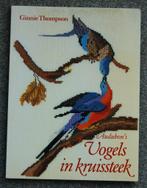 MERKLAPPEN : VOGELS IN KRUISSTEEK, Ophalen of Verzenden, Zo goed als nieuw, Borduren en Naaien