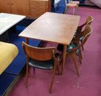 Deense design tafel met uitbreidbaar blad, Ophalen of Verzenden