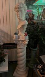 Antique Standbeeld van David van Michelangelo, Huis en Inrichting, Woonaccessoires | Zuilen en Pilaren, Ophalen of Verzenden, Zo goed als nieuw