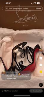 Louboutin Hakken Swarovski - ZGAN, Ophalen of Verzenden, Zo goed als nieuw, Zwart, Pumps