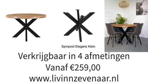 ACTIE! MANGO RONDE EETTAFEL - LIVINN ZEVENAART, Huis en Inrichting, Tafels | Eettafels, Nieuw, 100 tot 150 cm, 100 tot 150 cm