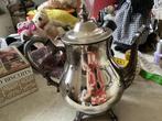 Theepot zilver  hoog 23 cm // niet gemerkt, Antiek en Kunst, Ophalen of Verzenden