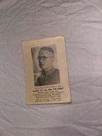 Bidprentje oorlog A. Van Lierop Steenbergen Dachau 1942, Ophalen of Verzenden