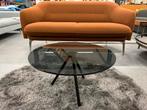 Nieuw Beek Maupertuus Salontafel Zwart Glas Design Tafel 60, 50 tot 100 cm, Rond, Nieuw, Ophalen of Verzenden