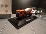 138 herpa scania xt 4-as betonmixer demo 1:87 truck trein, Ophalen of Verzenden, Nieuw, Bus of Vrachtwagen, Herpa