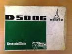 Onderdelenboek Deutz D5006, Boeken, Ophalen of Verzenden, Gelezen, Tractor en Landbouw