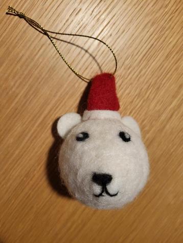 Hema kerst hanger, vilt stof, ijsbeer, nieuw beschikbaar voor biedingen