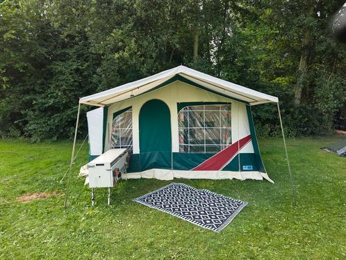 Jamet Louisiana vouwwagen, Caravans en Kamperen, Vouwwagens, Jamet, tot en met 6, Groen, Aanwezig, Ophalen