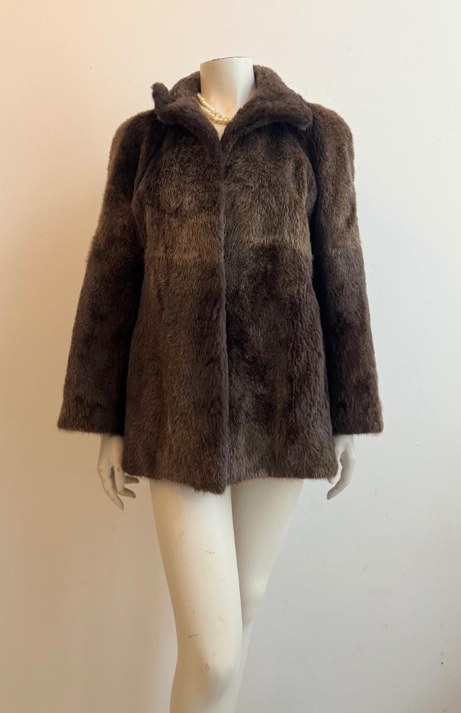 Bruine bontjas 36, Kleding | Dames, Jassen | Winter, Zo goed als nieuw, Maat 36 (S), Bruin, Ophalen of Verzenden