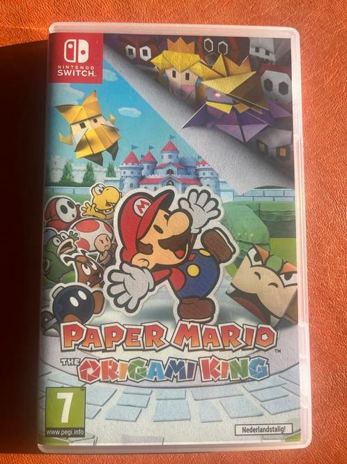Paper Mario Origami King Nintendo Switch €30 z.g.a.n., Spelcomputers en Games, Games | Nintendo Switch, Zo goed als nieuw, Avontuur en Actie