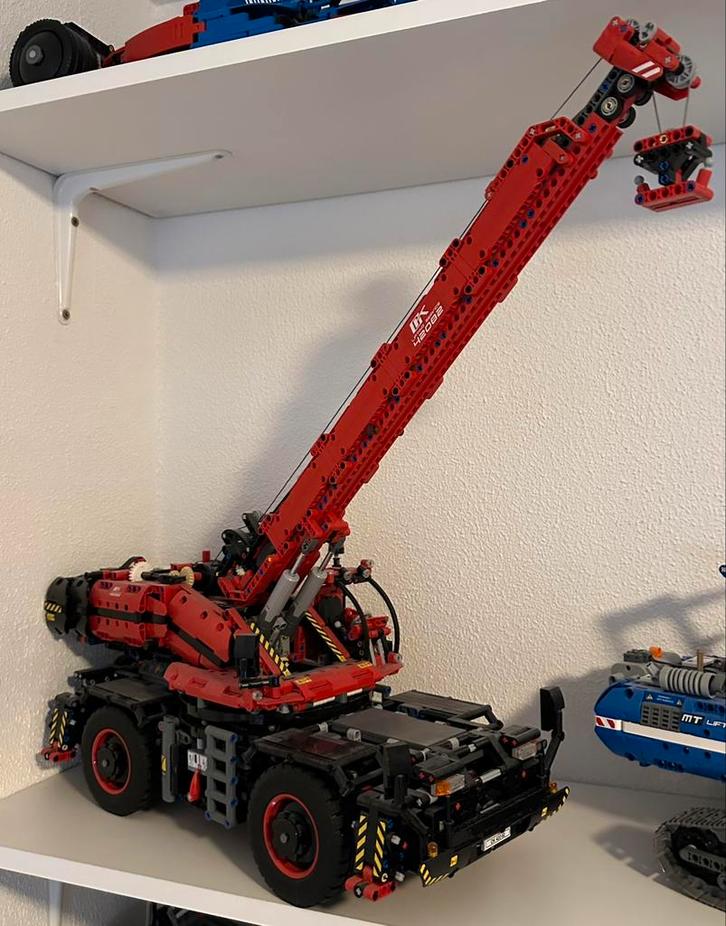 Lego Technic 42082 - Rough Terrain Crane, Kinderen en Baby's, Speelgoed | Duplo en Lego, Zo goed als nieuw, Ophalen of Verzenden