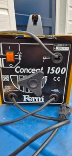 Ferm Concept 1500 Lasapparaat + Nieuwe Lashelm, Ophalen, Gebruikt, Minder dan 150 ampère, Elektroden