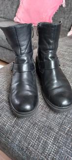 TAMARIS ZWARTE LEREN LAARSJES/BOOTS MT 38, Tamaris, Zwart, Lage of Enkellaarzen, Ophalen of Verzenden