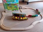 2 houten treinbanen + electrische trein Briq, Kinderen en Baby's, Speelgoed | Houten speelgoed, Ophalen of Verzenden