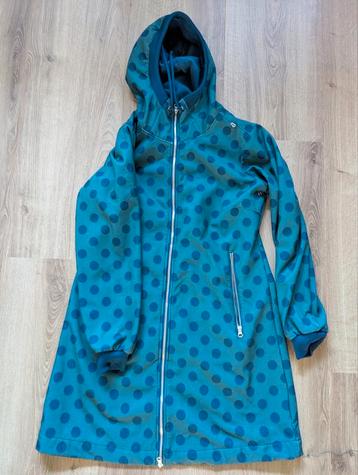 Danefae softshell jas - L - groen met blauwe stippen beschikbaar voor biedingen