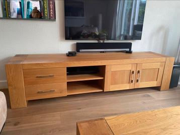 TV-meubel Van Bommel – Massief Eikenhout – 210 cm beschikbaar voor biedingen