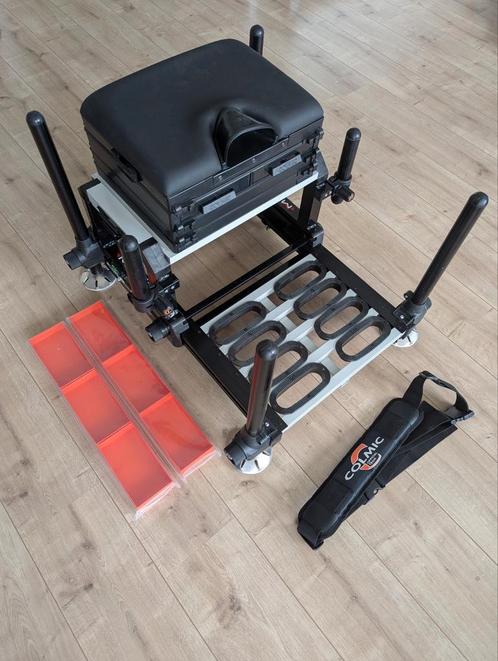 Colmic Seatbox Must, Watersport en Boten, Hengelsport | Witvissen, Zo goed als nieuw, Overige typen, Ophalen