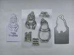 Stans / snijmal: cadeau label met kerst stempel 3 varianten, Verzenden, Nieuw, Kerst, Pons of Mal