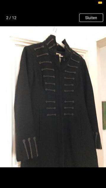 PRACHTIGE LANGE JAS NOA NOA WOL BORDUURSEL WINTER beschikbaar voor biedingen