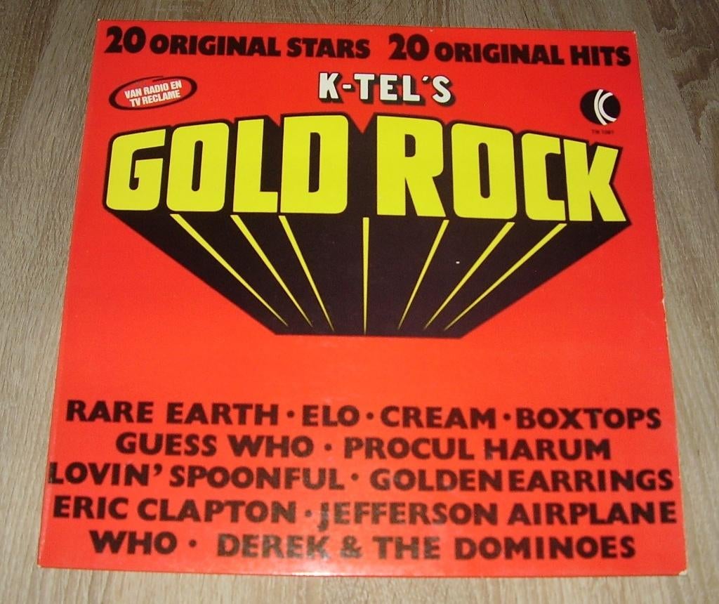 LP - diverse artiesten - Gold Rock, Cd's en Dvd's, Vinyl | Pop, Gebruikt, 12 inch, Ophalen of Verzenden
