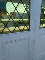 Set openslaande deuren met glas in lood 210x131cm, Ophalen