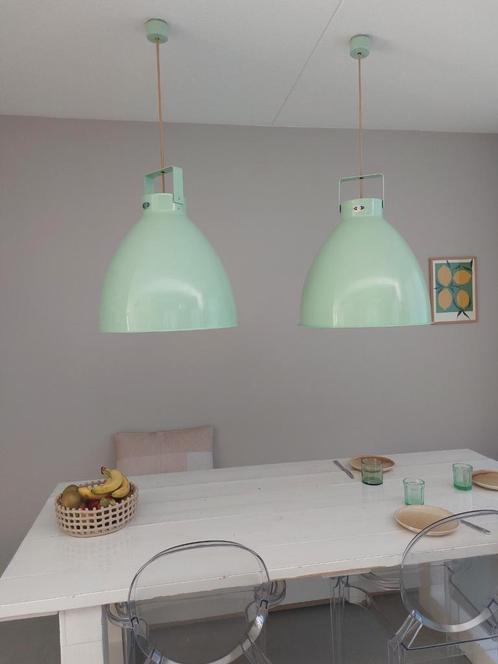Twee Jieldé Augustin XL hanglampen, Huis en Inrichting, Lampen | Hanglampen, Zo goed als nieuw, 50 tot 75 cm, Metaal, Ophalen