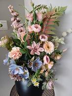 Zijden Bloemstuk met Vaas - Realistisch & Prachtig!, Ophalen of Verzenden