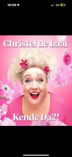 Te koop gevraagd 2 kaarten christel de laat brabant, Tickets en Kaartjes, Twee personen