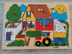 3 Stuks houten puzzels,, Kinderen en Baby's, Speelgoed | Houten speelgoed, Ophalen, Zo goed als nieuw, Overige typen