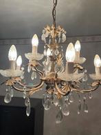 Elegante Maria Theresia kroonluchter, Ophalen, Gebruikt, Glas