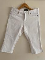 Witte Capri Stretch Jeans - Maat M, Kleding | Dames, Wit, Zo goed als nieuw, Driekwart, Ophalen